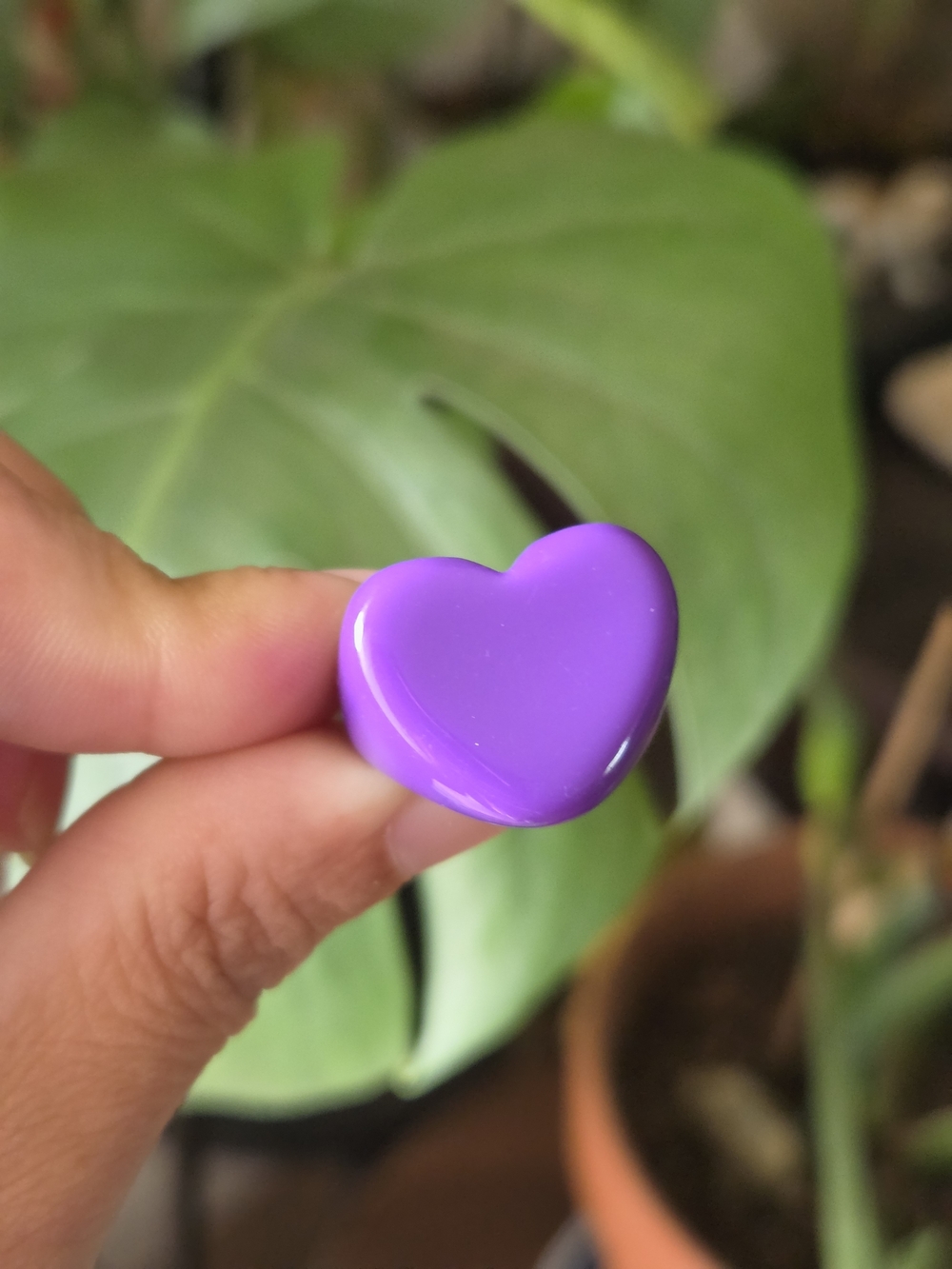 Purple Heart Resin Ring